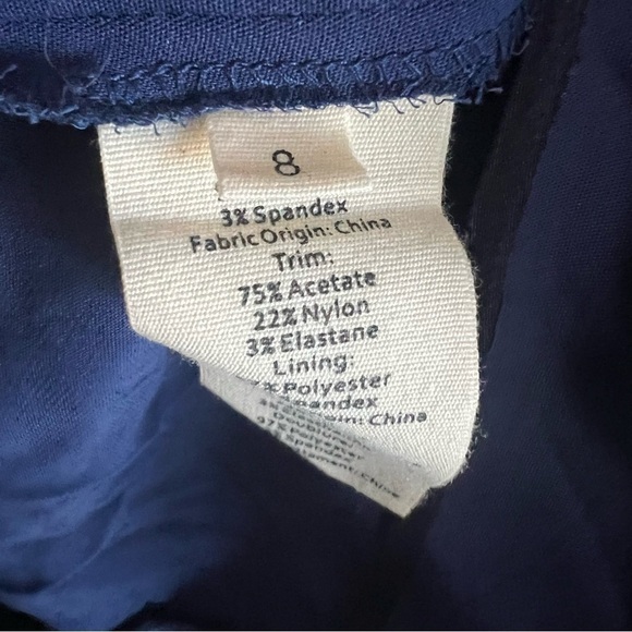 L'AGENCE Royal Blue Mixed Media Cocktail
Dress, in Excellent Pre Loved Condition - Picture 4 of 6